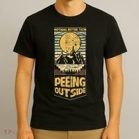 Nothing Better Than Peeing Outside Mountains T-Shirt thumb 3
