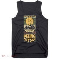Nothing Better Than Peeing Outside Mountains Tank Top thumb 0