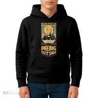 Nothing Better Than Peeing Outside Mountains Kids Hoodie thumb 4