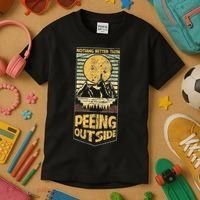 Nothing Better Than Peeing Outside Mountains Kids T-Shirt thumb 3
