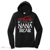 Nana Bear Three Cubs Red Plaid Mama Christmas Pajama Gift Women's Hoodie thumb 0