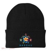 Nassau Bahamas Tribal Tie Dye Sea Turtle Beanie thumb 0
