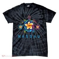 Nassau Bahamas Tribal Tie Dye Sea Turtle Tie-Dye T-Shirt thumb 0