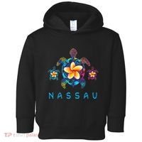 Nassau Bahamas Tribal Tie Dye Sea Turtle Toddler Hoodie thumb 0