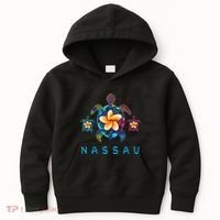 Nassau Bahamas Tribal Tie Dye Sea Turtle Kids Hoodie thumb 0