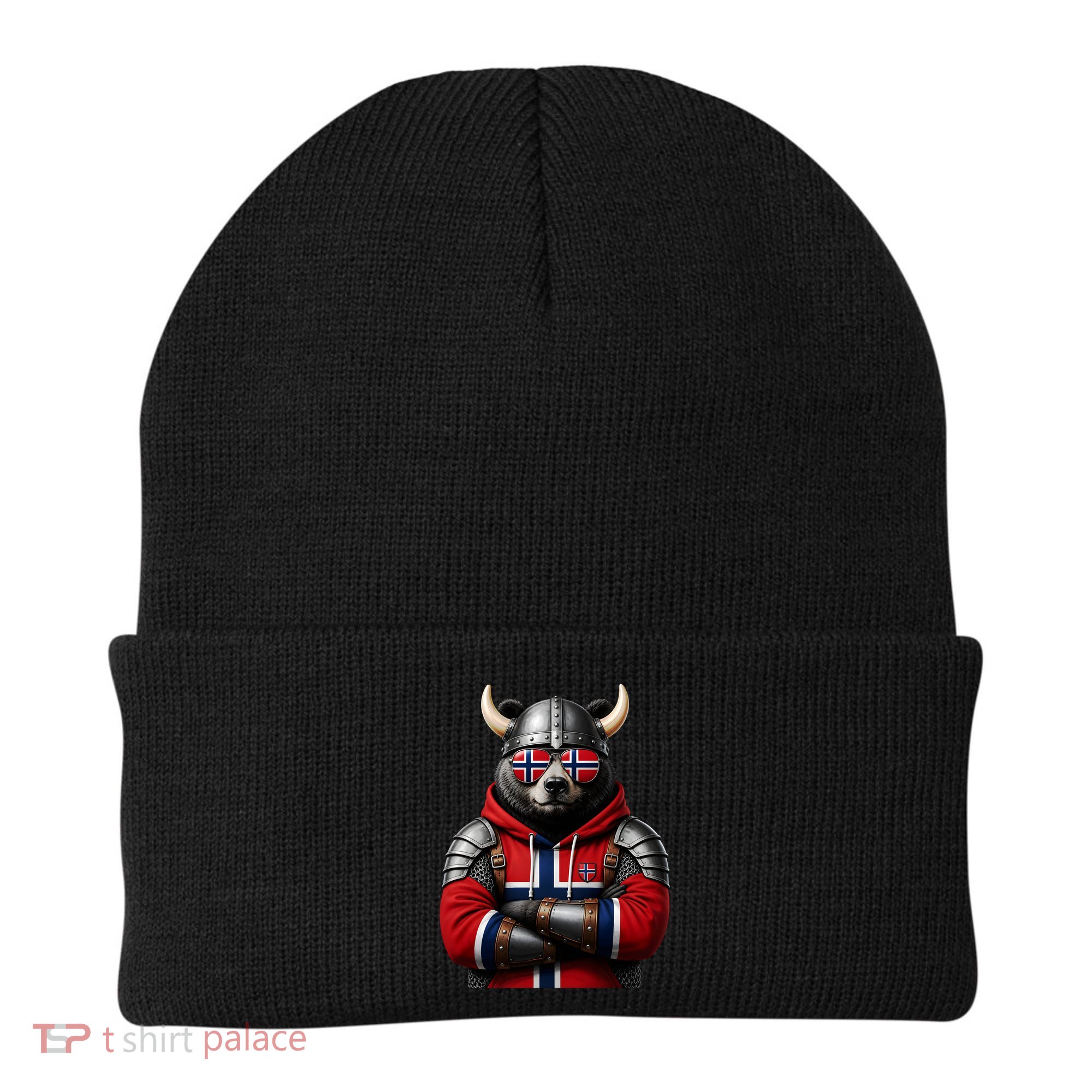 Norwegian Bear Viking Warrior Beanie