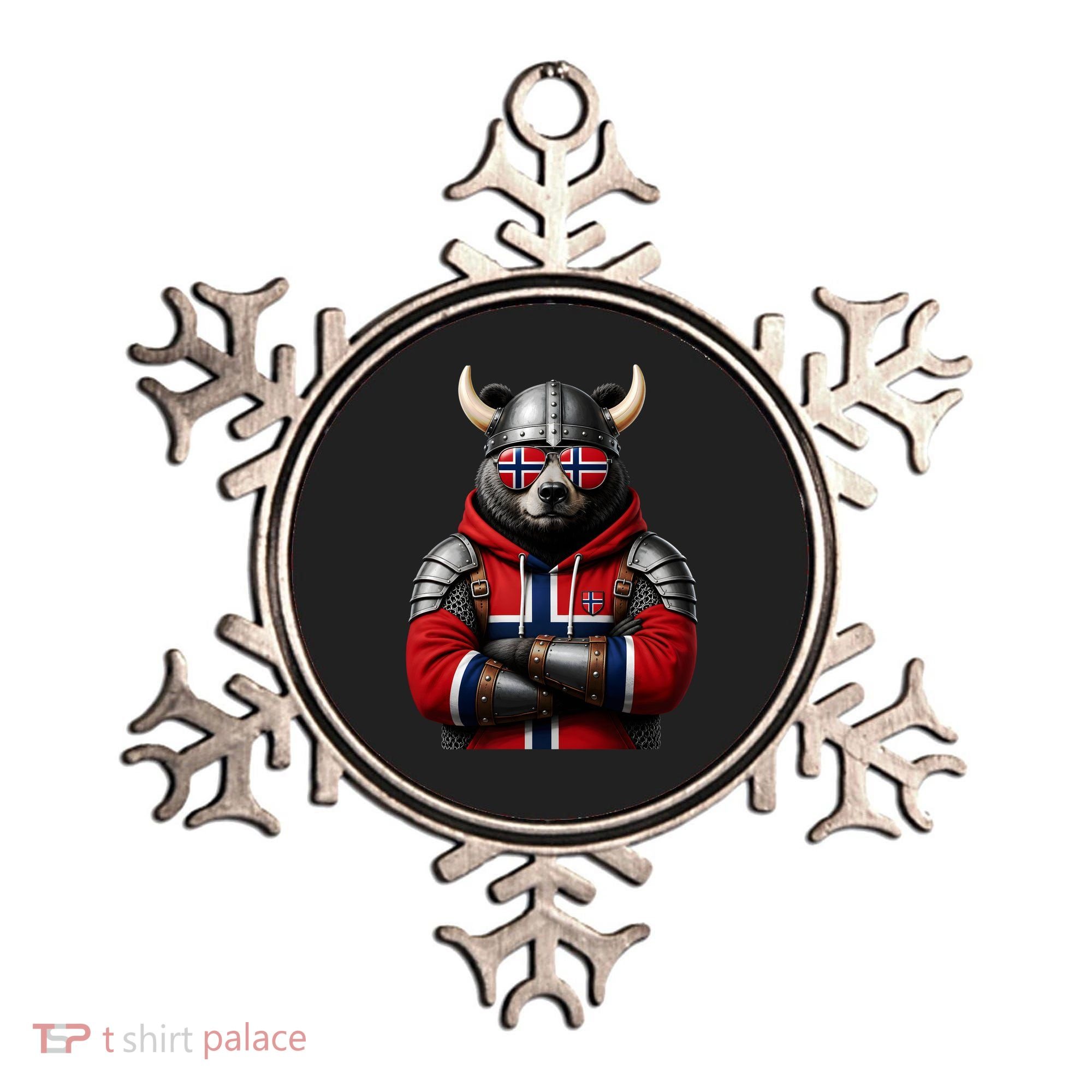 Norwegian Bear Viking Warrior Ornament