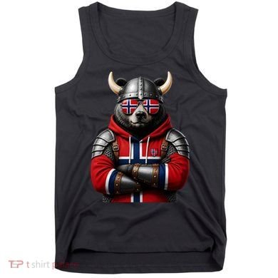 Norwegian Bear Viking Warrior Tank Top