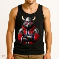 Norwegian Bear Viking Warrior Tank Top thumb 3