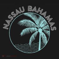 Nassau Bahamas Vintage Printed Sunset T-Shirt thumb 7