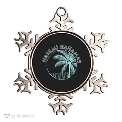 Nassau Bahamas Vintage Printed Sunset Ornament