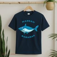 Nassau Bahamas Vintage ChildrenS Shark Vacation Gift T-Shirt thumb 2