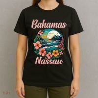 Nassau Bahamas Vacation Proud Bahamas Bahamian Beach T-Shirt thumb 4