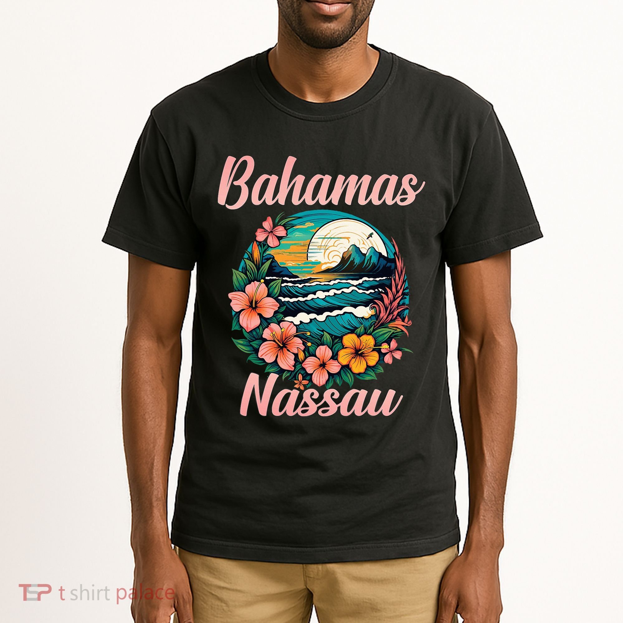 Nassau Bahamas Vacation Proud Bahamas Bahamian Beach Tall T-Shirt