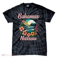 Nassau Bahamas Vacation Proud Bahamas Bahamian Beach Tie-Dye T-Shirt thumb 0