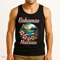 Nassau Bahamas Vacation Proud Bahamas Bahamian Beach Tank Top thumb 3