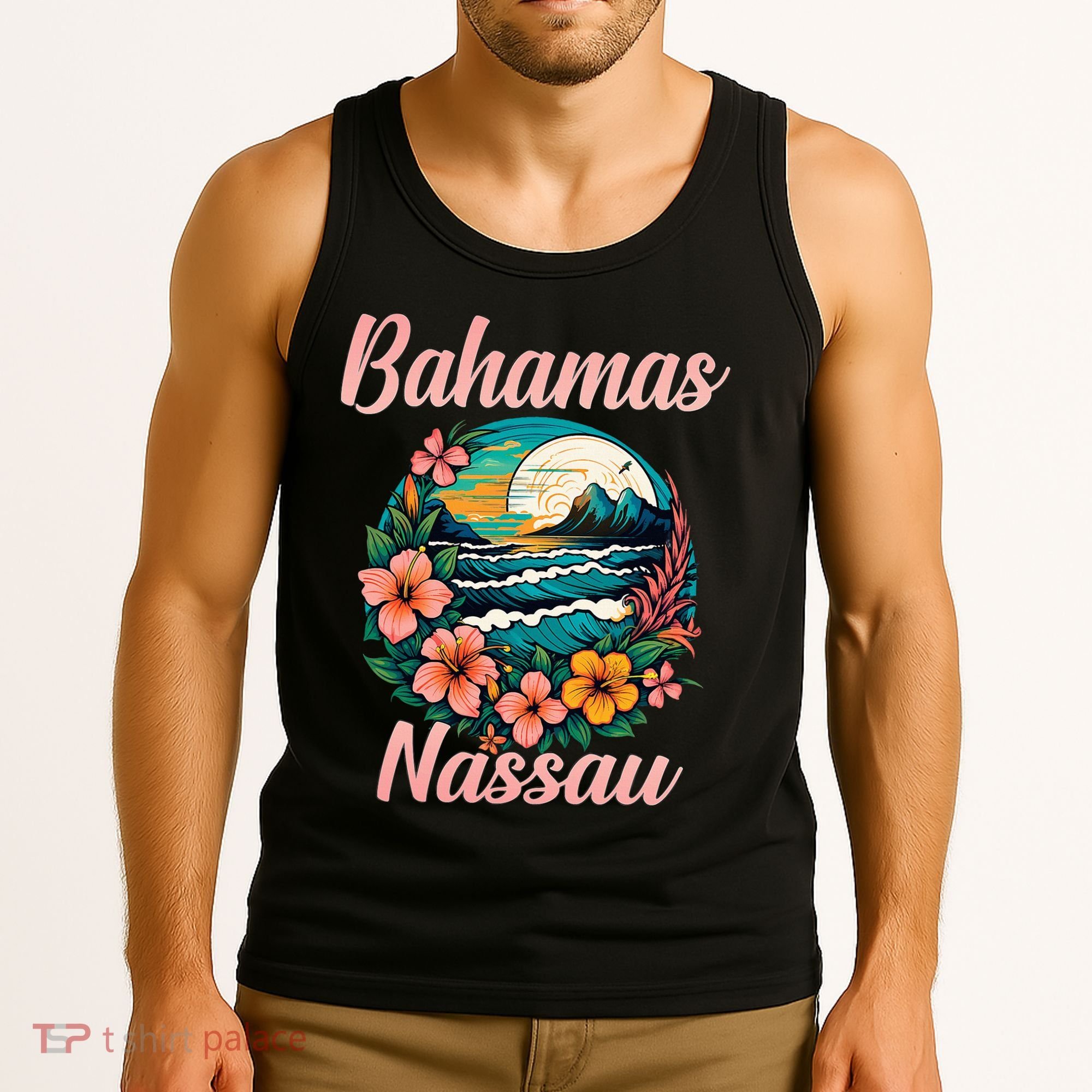 Nassau Bahamas Vacation Proud Bahamas Bahamian Beach Tank Top
