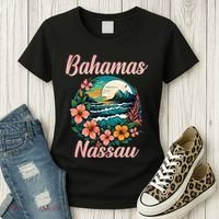 Nassau Bahamas Vacation Proud Bahamas Bahamian Beach Women's T-Shirt thumb 3