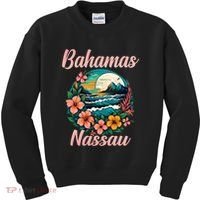 Nassau Bahamas Vacation Proud Bahamas Bahamian Beach Kids Sweatshirt thumb 0