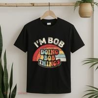Name Bob Vintage IM Bob Doing Bob Things T-Shirt thumb 2
