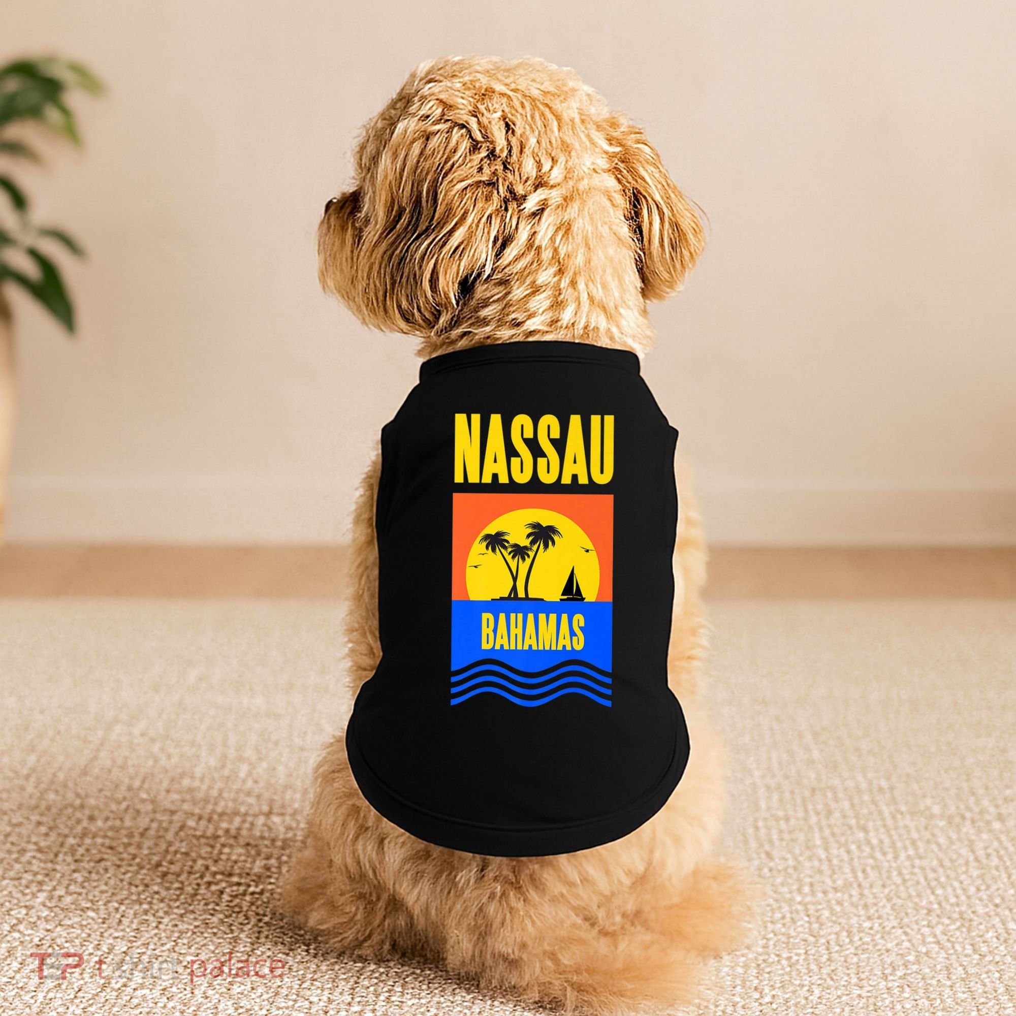 Nassau Bahamas Vacation Souvenir Sailing Doggie Tank