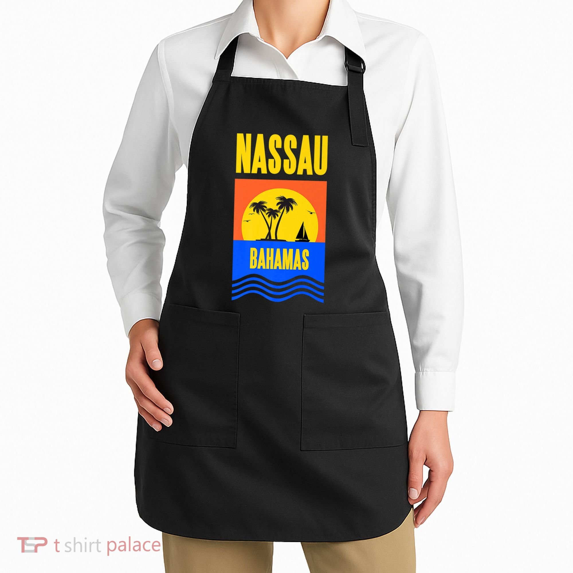 Nassau Bahamas Vacation Souvenir Sailing Apron