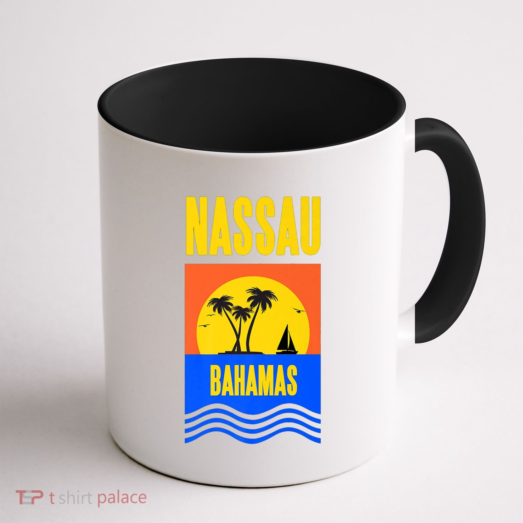 Nassau Bahamas Vacation Souvenir Sailing Coffee Mug