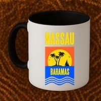 Nassau Bahamas Vacation Souvenir Sailing Coffee Mug thumb 2