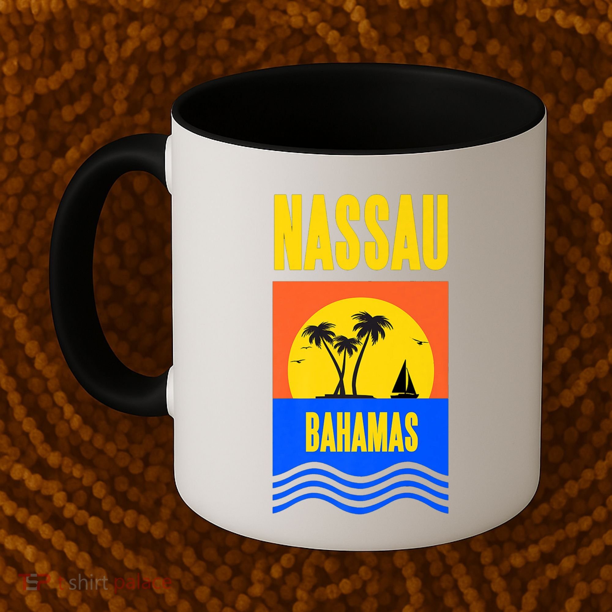 Nassau Bahamas Vacation Souvenir Sailing Coffee Mug