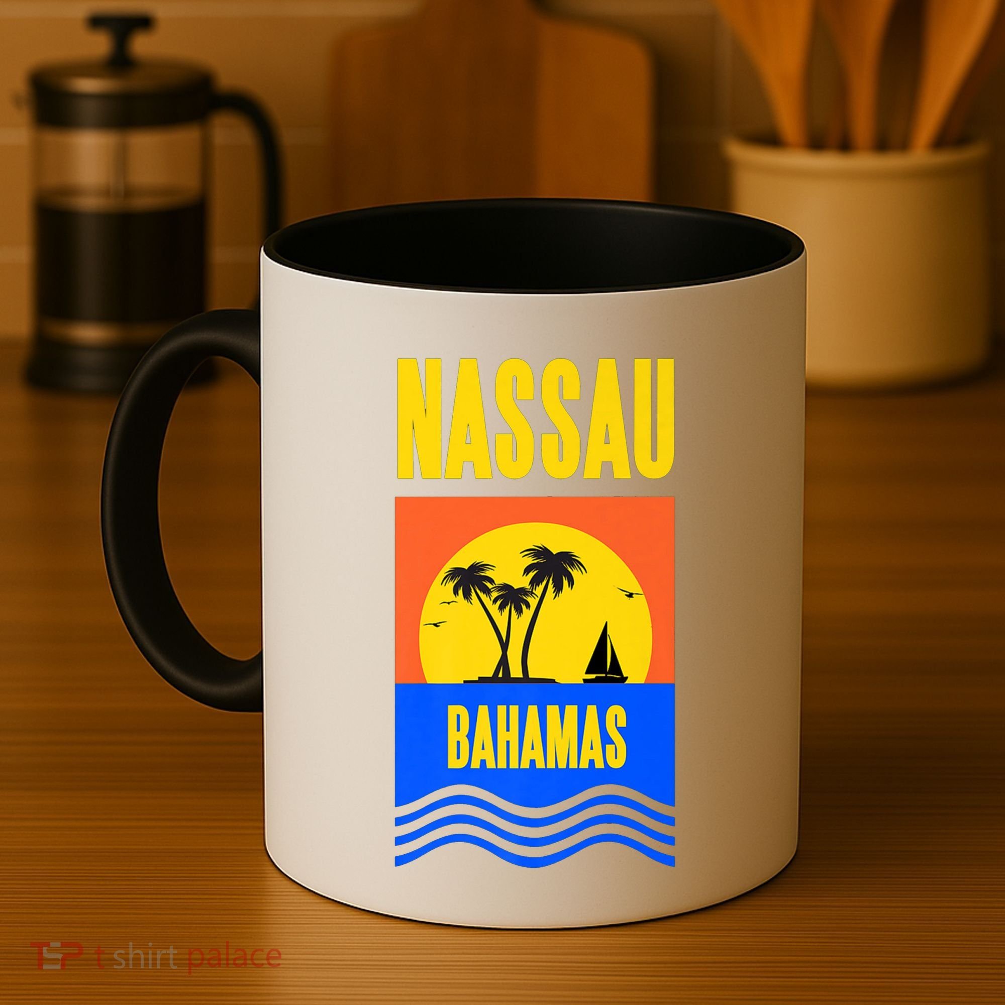 Nassau Bahamas Vacation Souvenir Sailing Coffee Mug