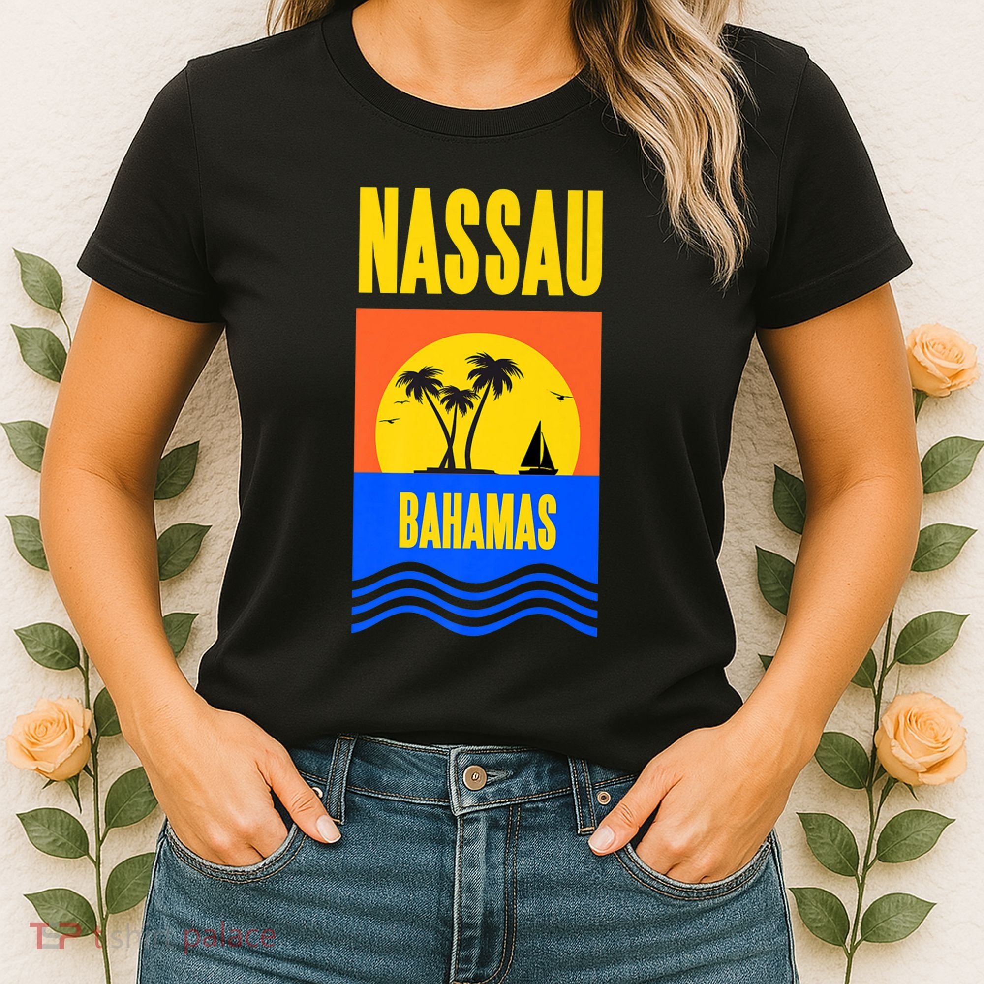 Nassau Bahamas Vacation Souvenir Sailing Women's T-Shirt