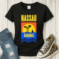 Nassau Bahamas Vacation Souvenir Sailing Women's T-Shirt thumb 3