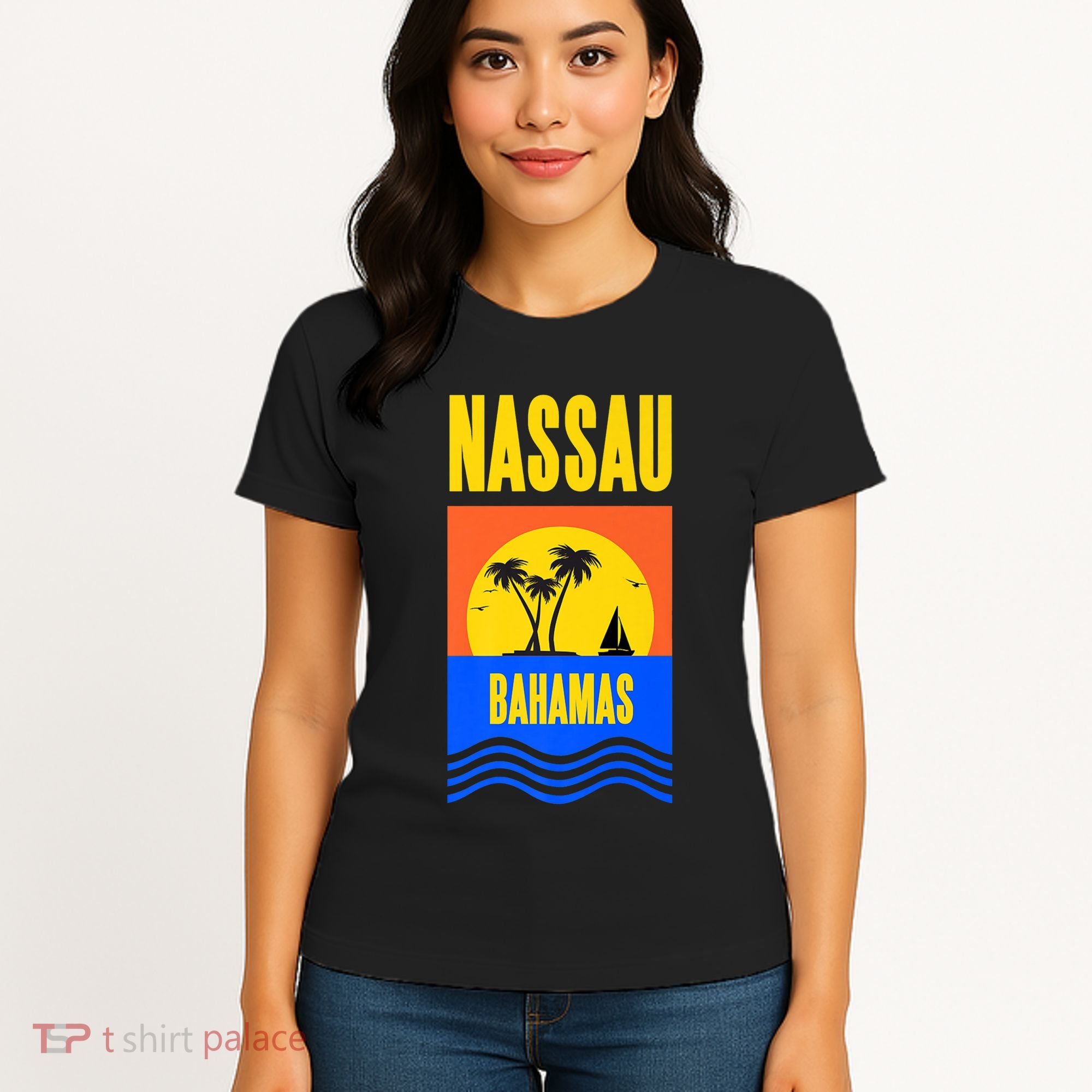 Nassau Bahamas Vacation Souvenir Sailing Women's T-Shirt