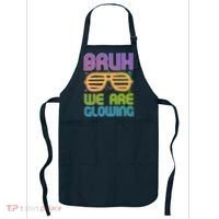Neon Bruh We Are Glowing Apron thumb 0