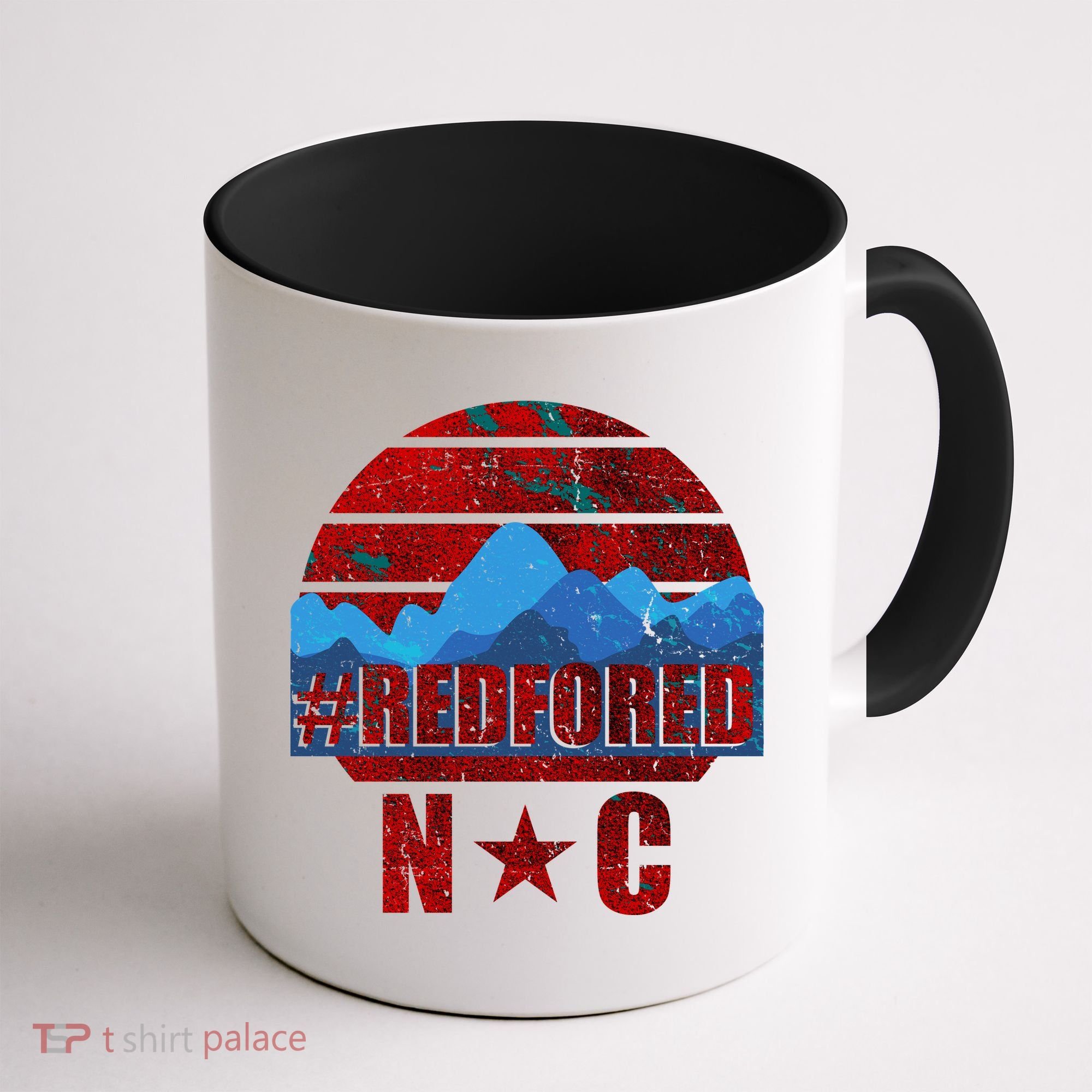 NC Red For Ed North Carolina Mountains Coffee Mug