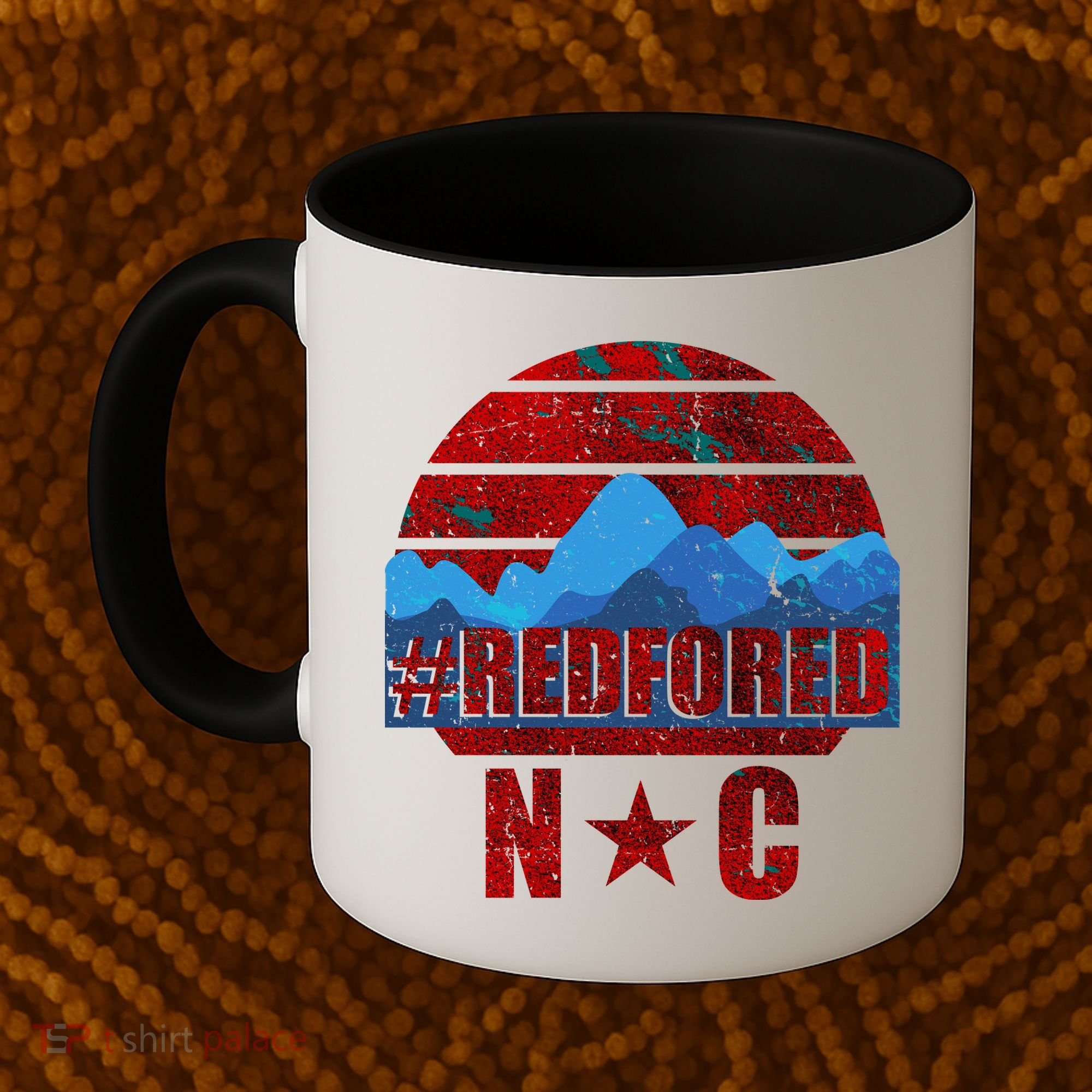 NC Red For Ed North Carolina Mountains Coffee Mug