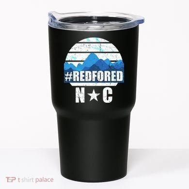NC Red For Ed North Carolina Mountains Tumbler