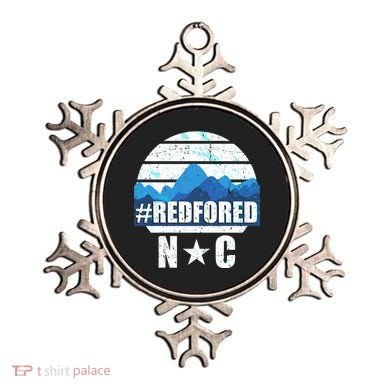 NC Red For Ed North Carolina Mountains Ornament
