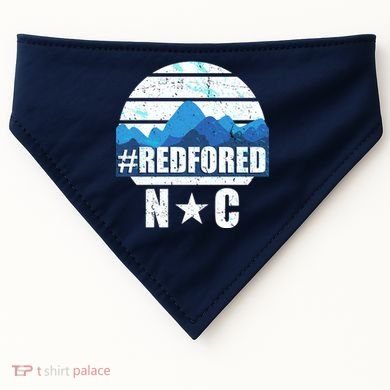 NC Red For Ed North Carolina Mountains USA-Made Doggie Bandana