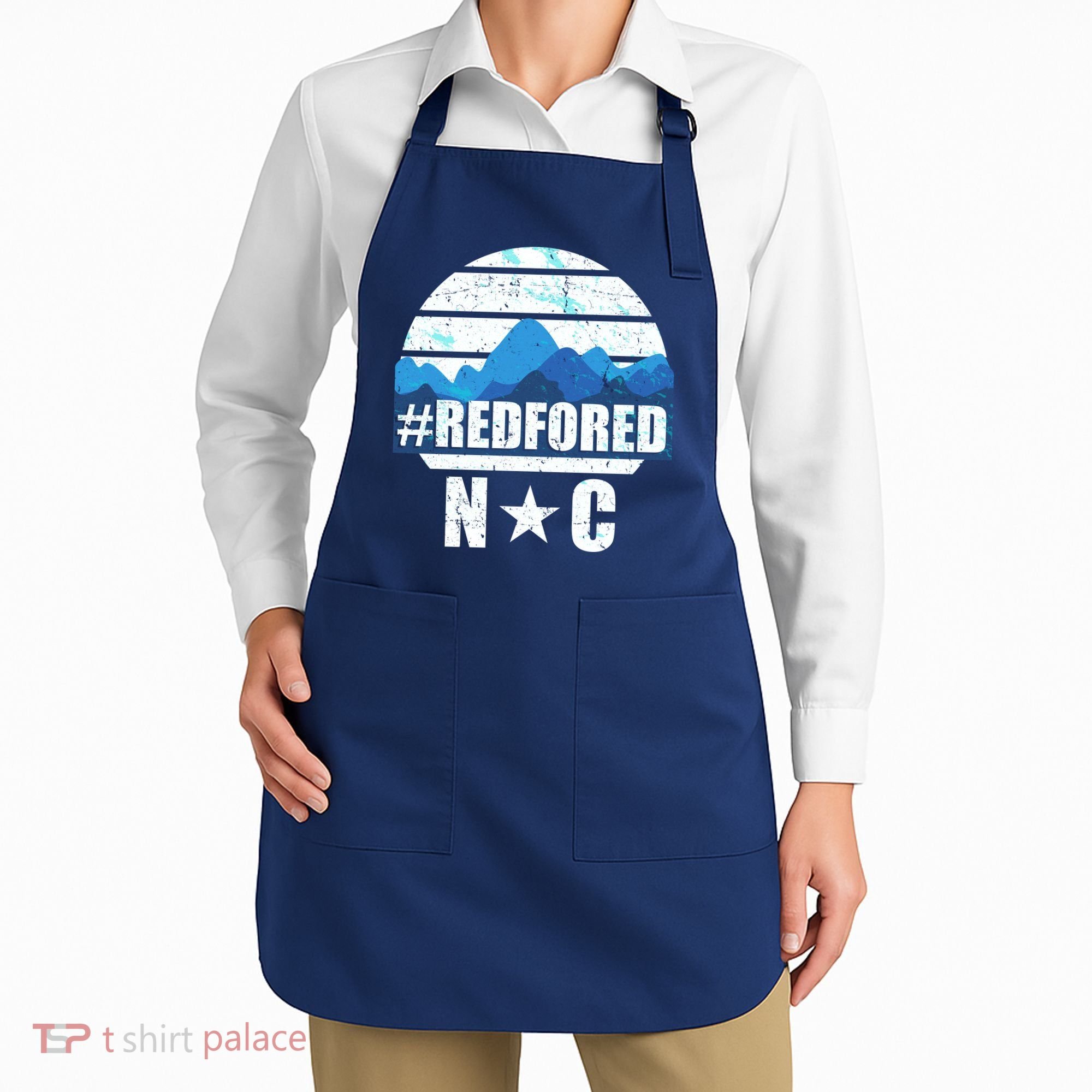 NC Red For Ed North Carolina Mountains Apron