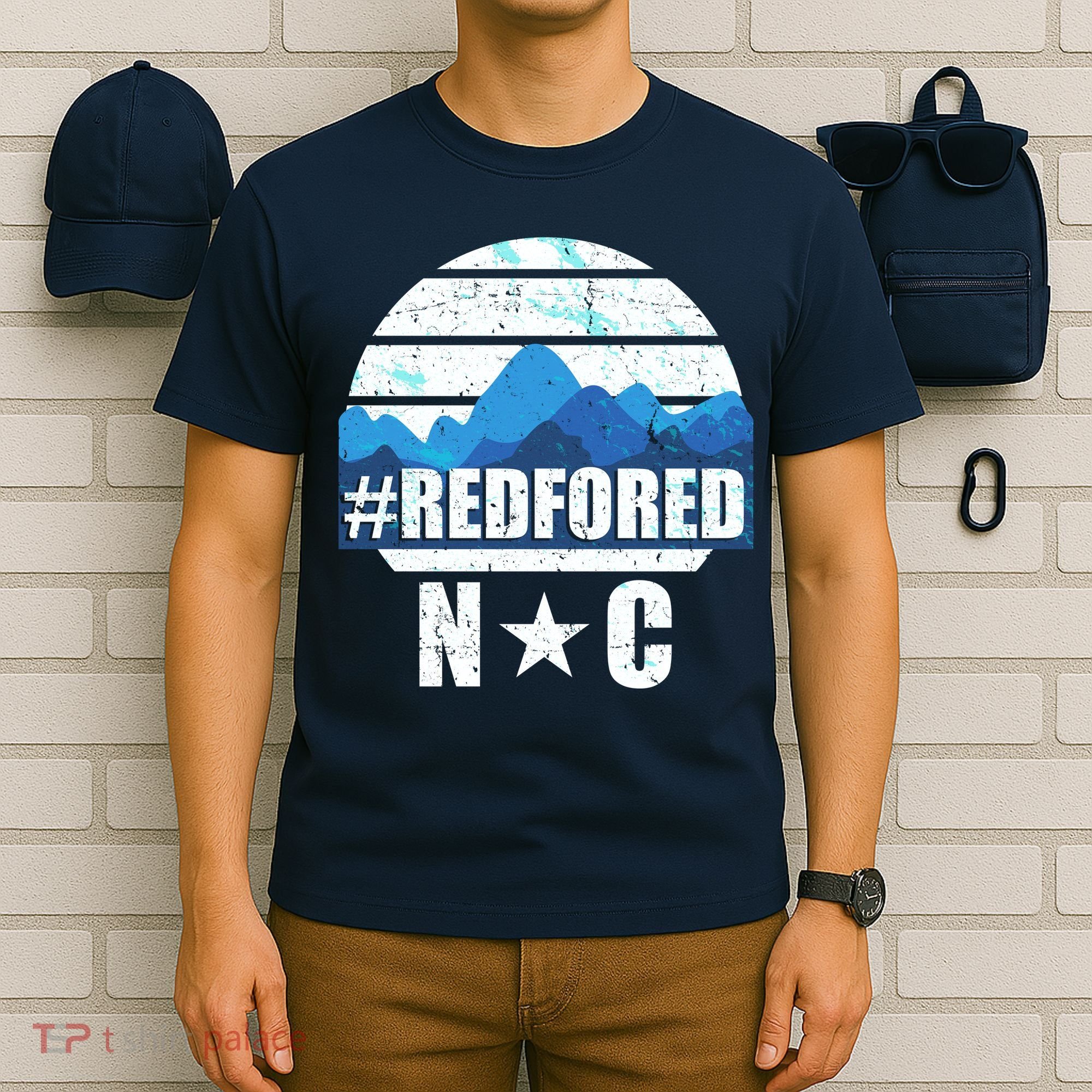 NC Red For Ed North Carolina Mountains T-Shirt