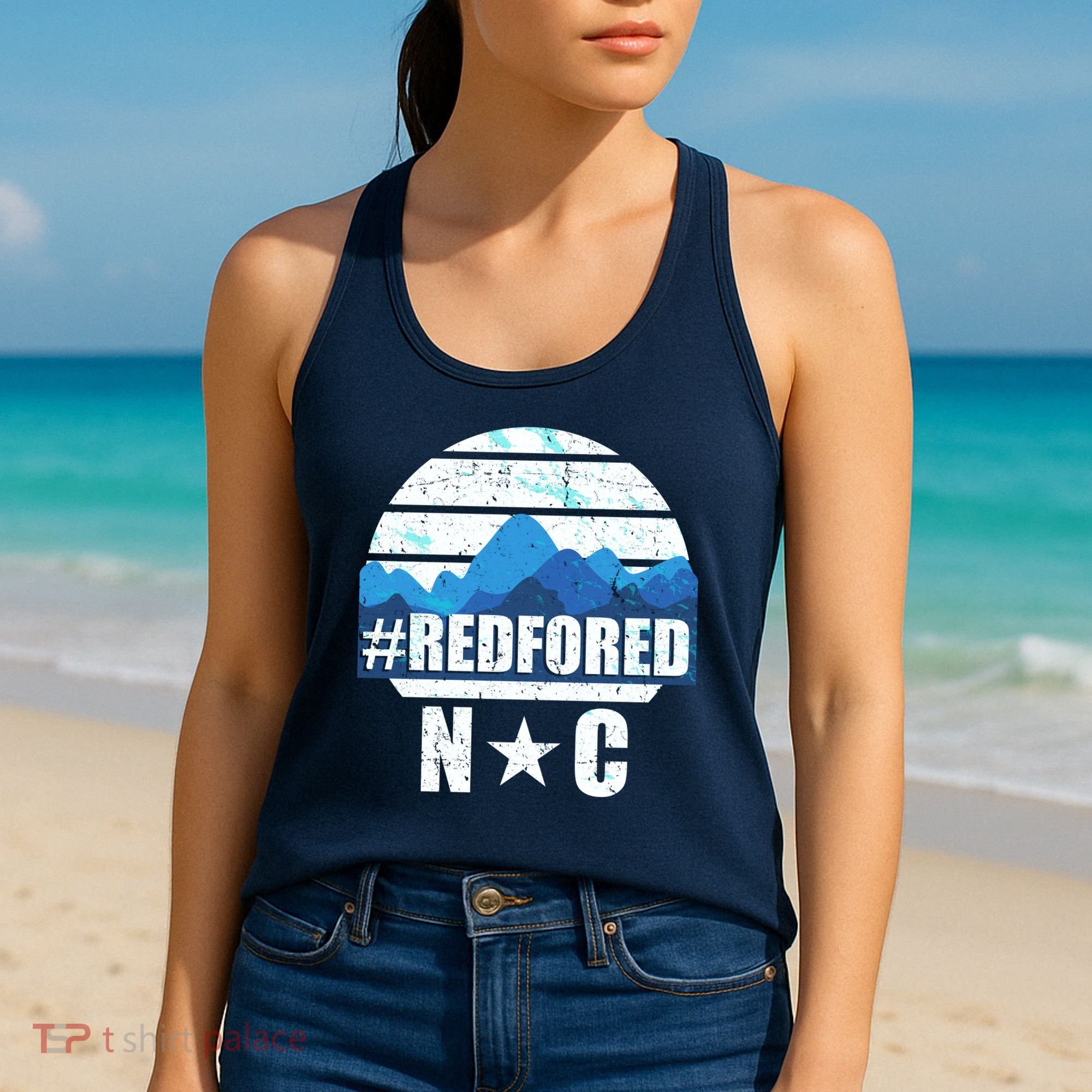 NC Red For Ed North Carolina Mountains Women's Tank Top
