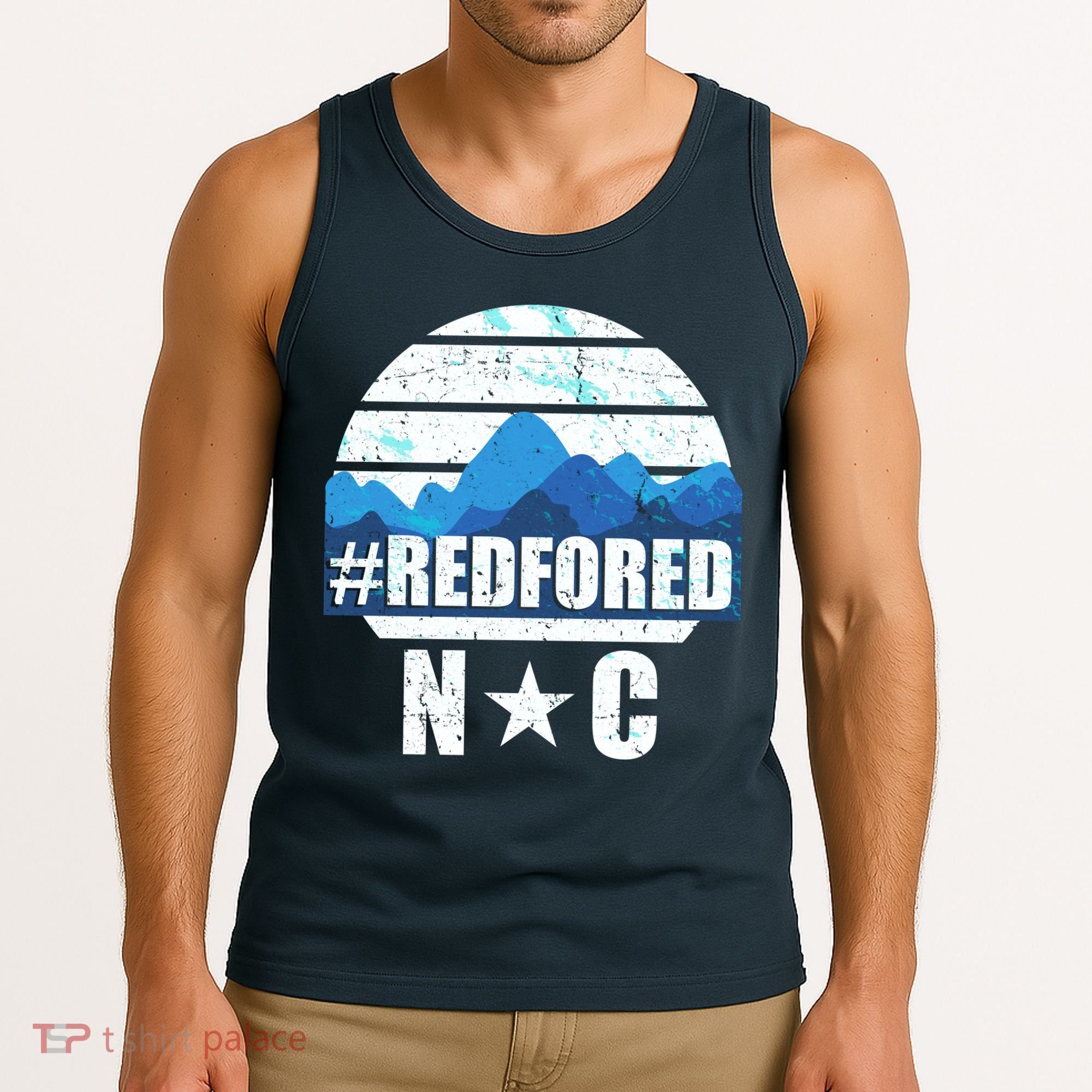 NC Red For Ed North Carolina Mountains Tank Top