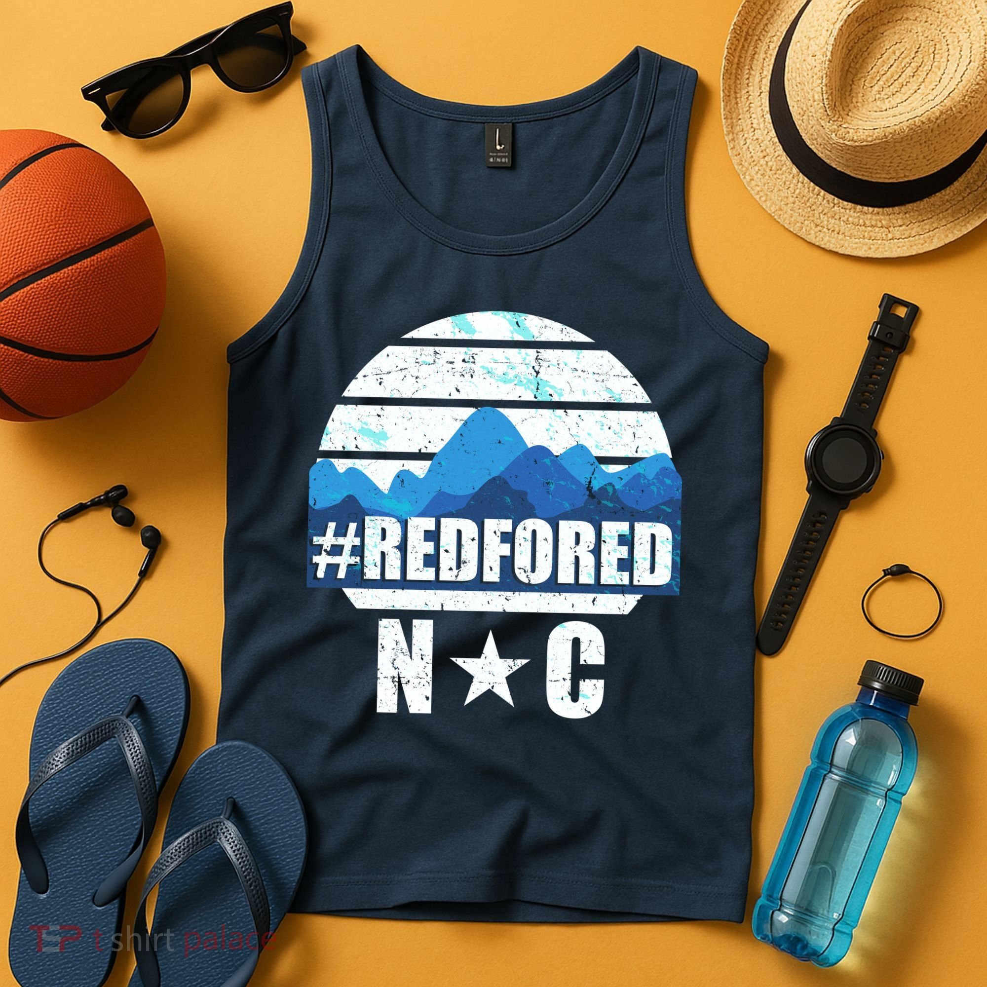 NC Red For Ed North Carolina Mountains Tank Top