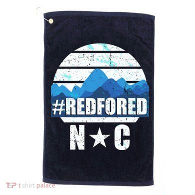 NC Red For Ed North Carolina Mountains Golf Towel