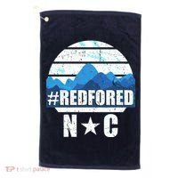NC Red For Ed North Carolina Mountains Golf Towel thumb 0