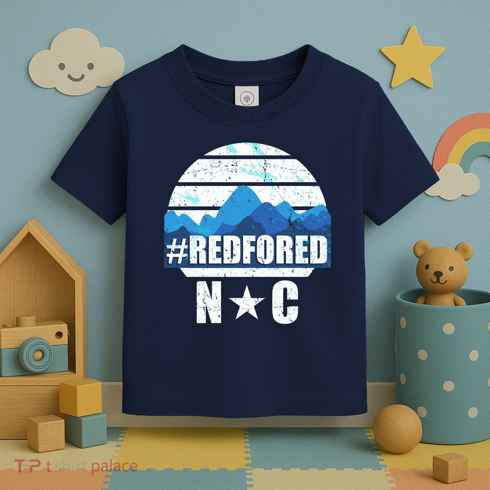 NC Red For Ed North Carolina Mountains Toddler T-Shirt
