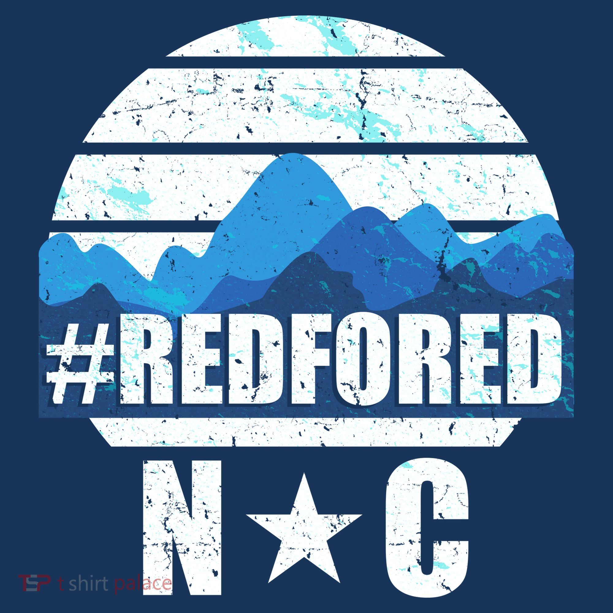 NC Red For Ed North Carolina Mountains Visor