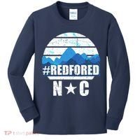 NC Red For Ed North Carolina Mountains Kids Long Sleeve Shirt thumb 0