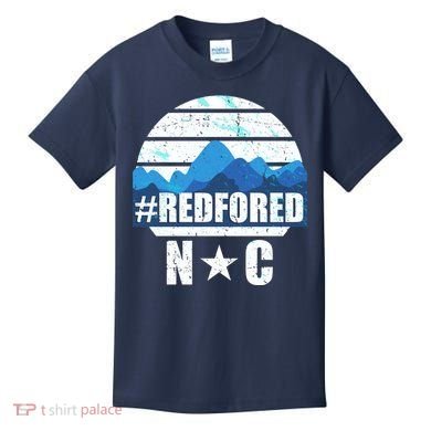 NC Red For Ed North Carolina Mountains Kids T-Shirt